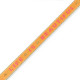 Schmuckband mit Text "Life is Beautiful" Sorbet orange-fuchsia